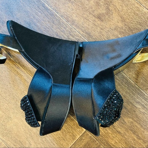 Kelsi Dagger Cayda Platform Wedges 7.5 Black - Picture 7 of 10